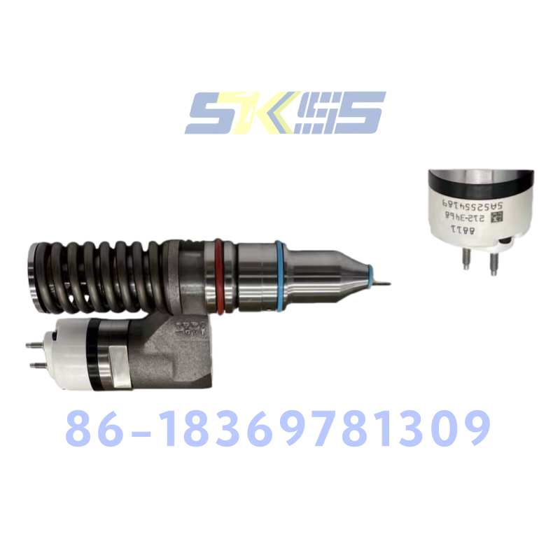Fuel Injector 212-3468 2123468 for CAT C10 C12 Diesel Engine Spare Parts Construction Machinery