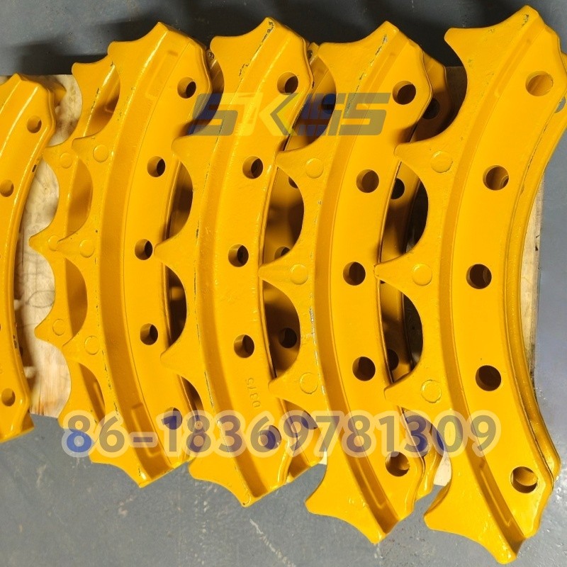 Heavy-Duty Komatsu 195-27-33112 Sprocket Teeth for D375A-6 Dozer, Durable Drive Gear Replacement
