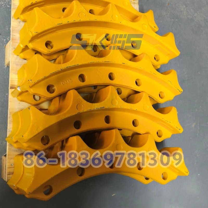 Heavy-Duty Komatsu 195-27-33112 Sprocket Teeth for D375A-6 Dozer, Durable Drive Gear Replacement