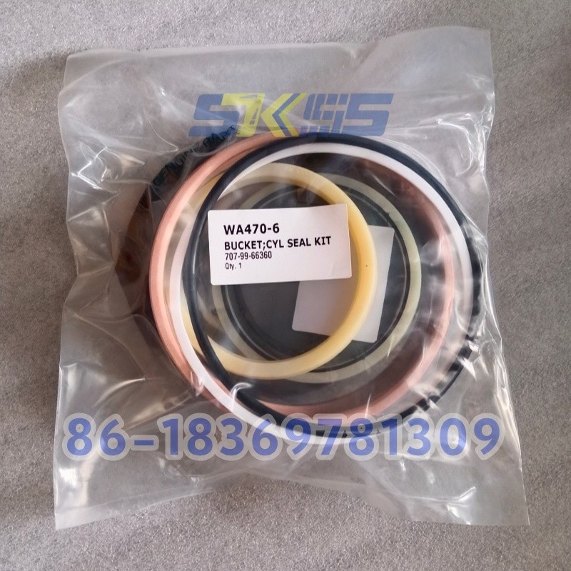 Komatsu 707-99-66360 Service Kit for WA470 Wheel Loader, Hydraulic Cylinder Repair Kit