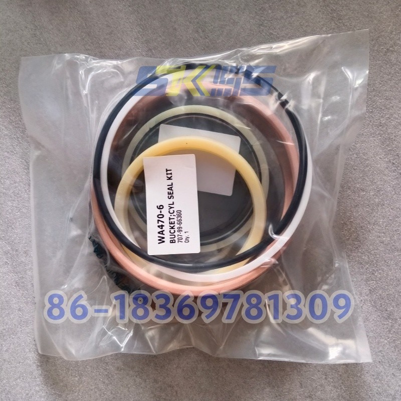 Komatsu 707-99-66360 Service Kit for WA470 Wheel Loader, Hydraulic Cylinder Repair Kit