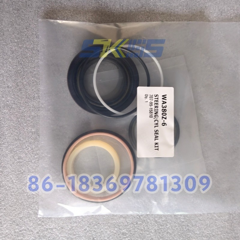 Komatsu 707-99-15810 Steering Cylinder Seal Kit for WA380-6 WA430-6 Wheel Loader